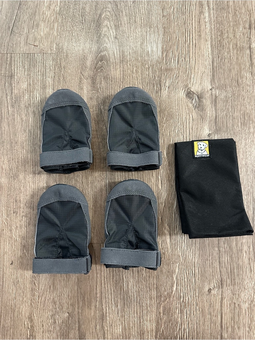 Ruffwear Summit Trex Grey Dog Booties w/Bag and Box 2.75”/70mm